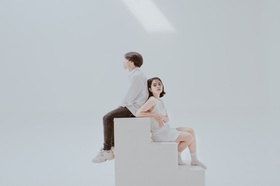 Frau Mann Treppe Equality